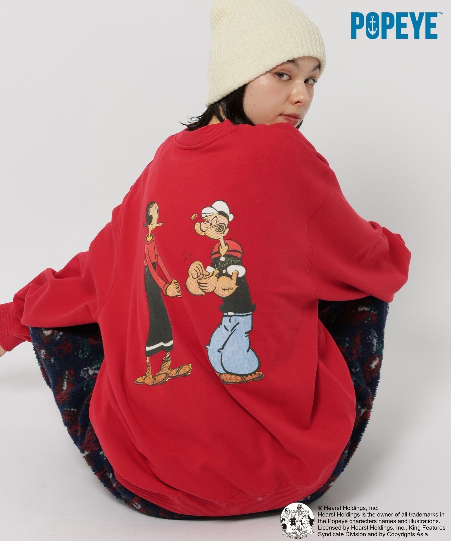 niko and ｜【POPEYE(TM)】CHARACTER PRINT SWEATSHIRT | Rakuten