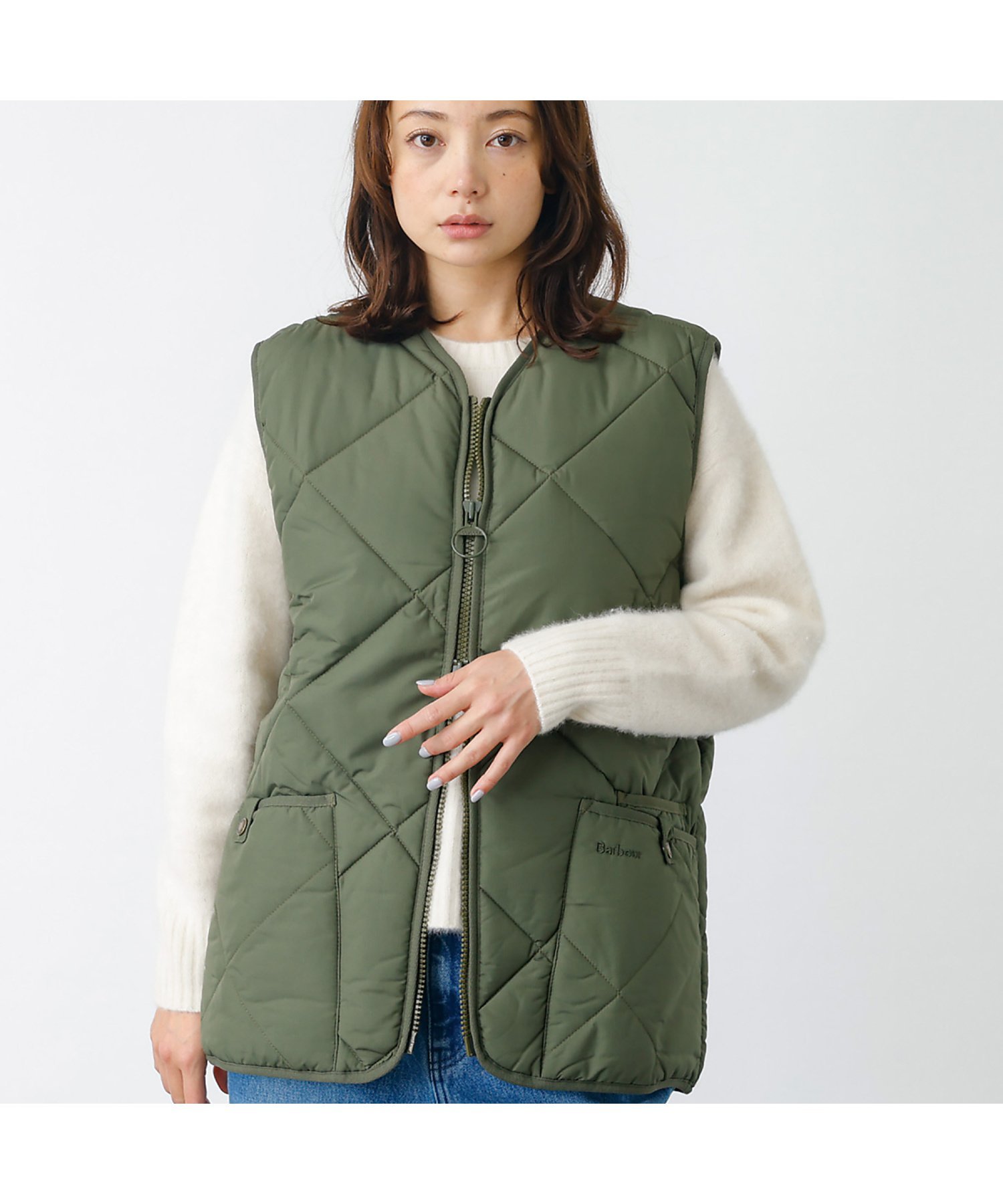 Rouge vif la cle｜【BARBOUR/バブアー】QUILTED GILET / キルティング
