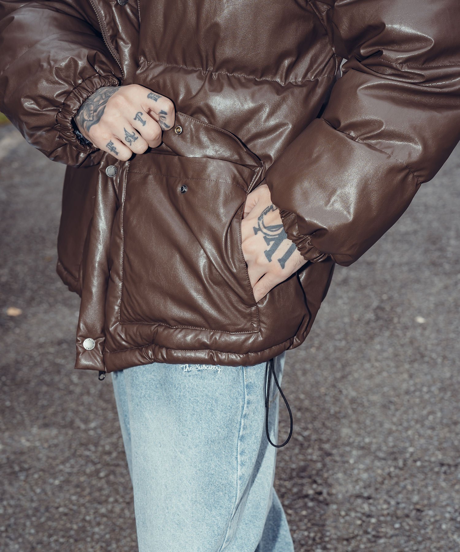 Subciety｜FAUX LEATHER PADDED JKT | Rakuten Fashion(楽天