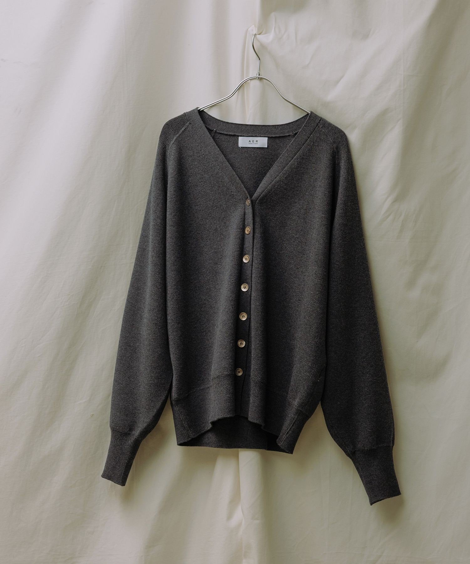 ADAM ET ROPE'｜【WEB限定】カシミヤMIXメニーボタンカーディガン