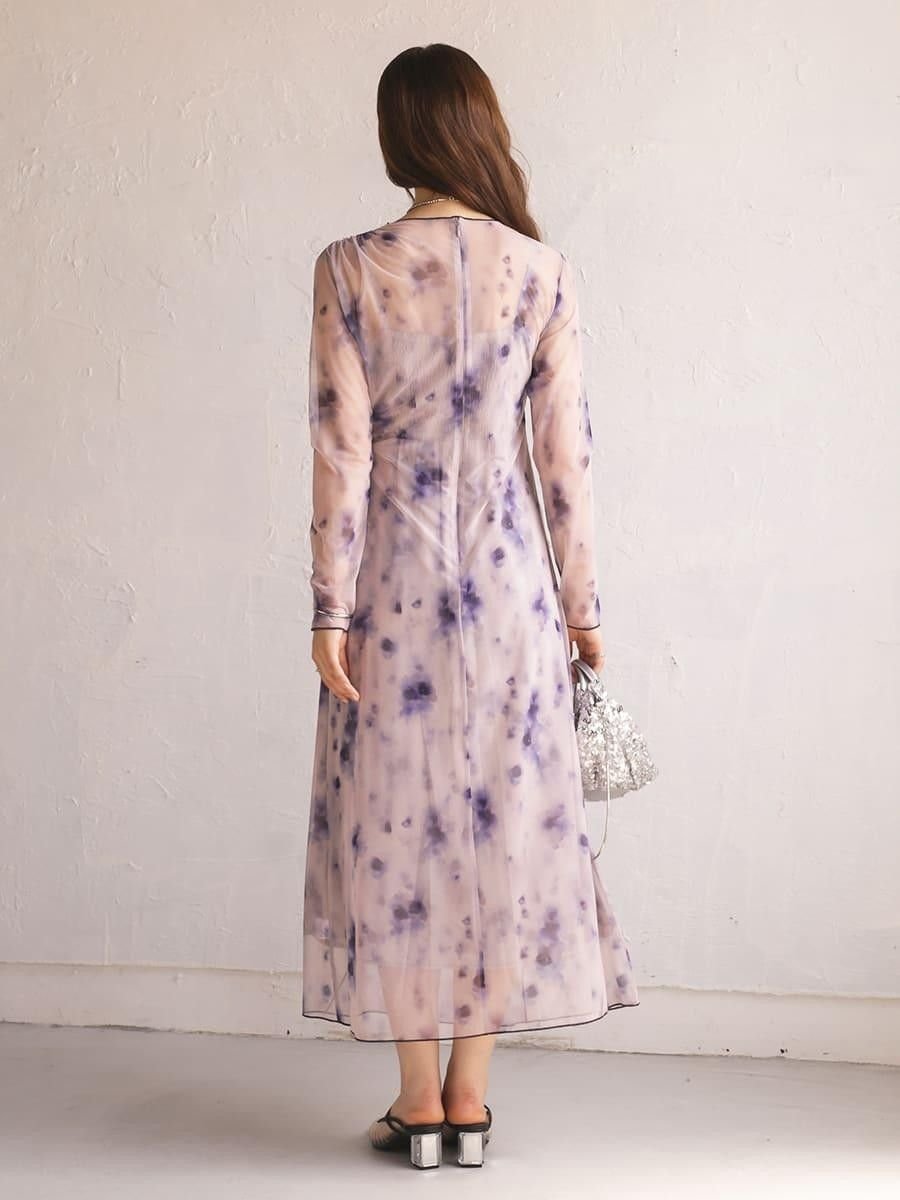 LASUD｜シアーニュアンスアシンメトリーワンピース | Rakuten Fashion