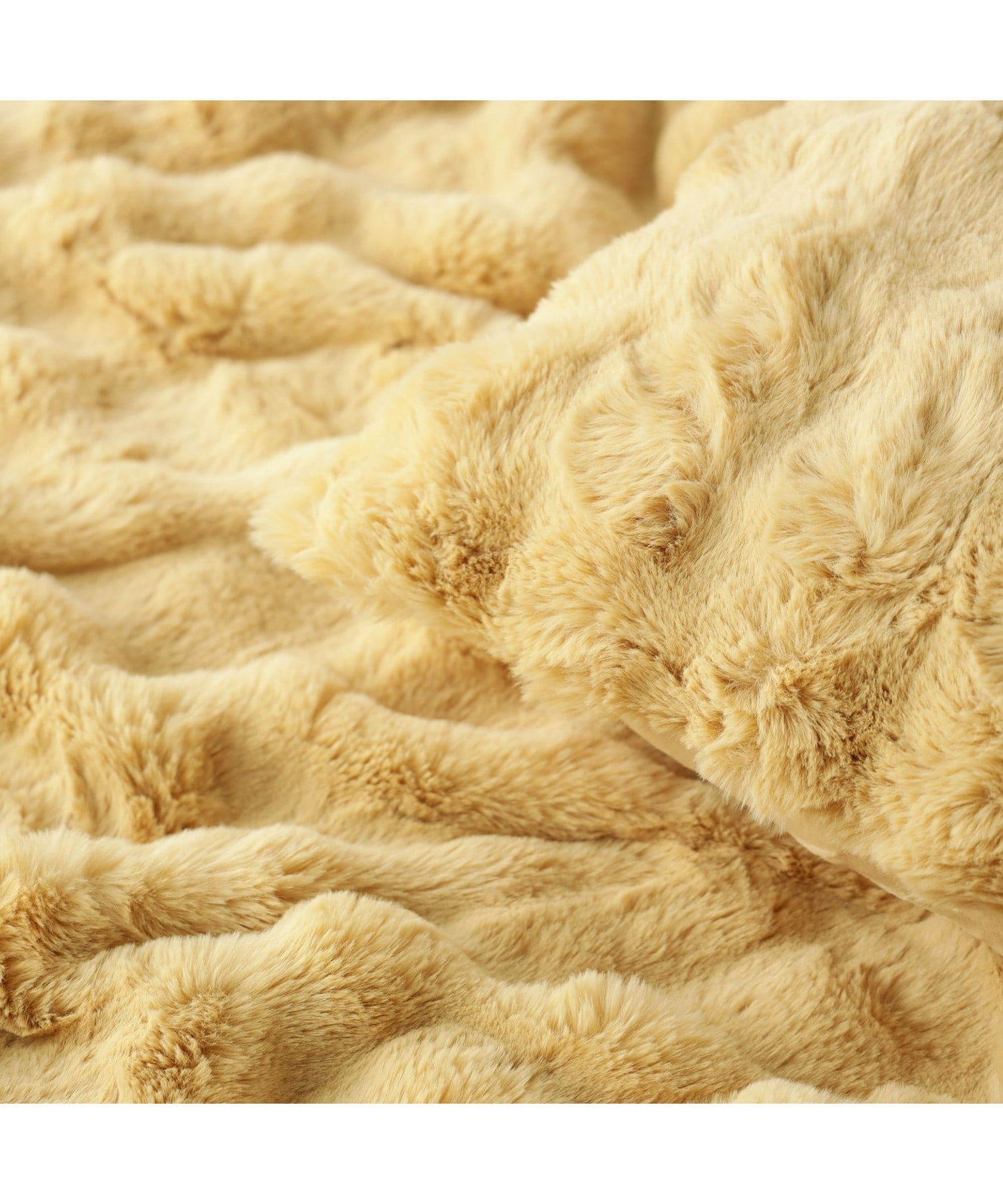 Francfranc｜あったか寝具 もふもふ ポコモコファー 掛け布団カバー