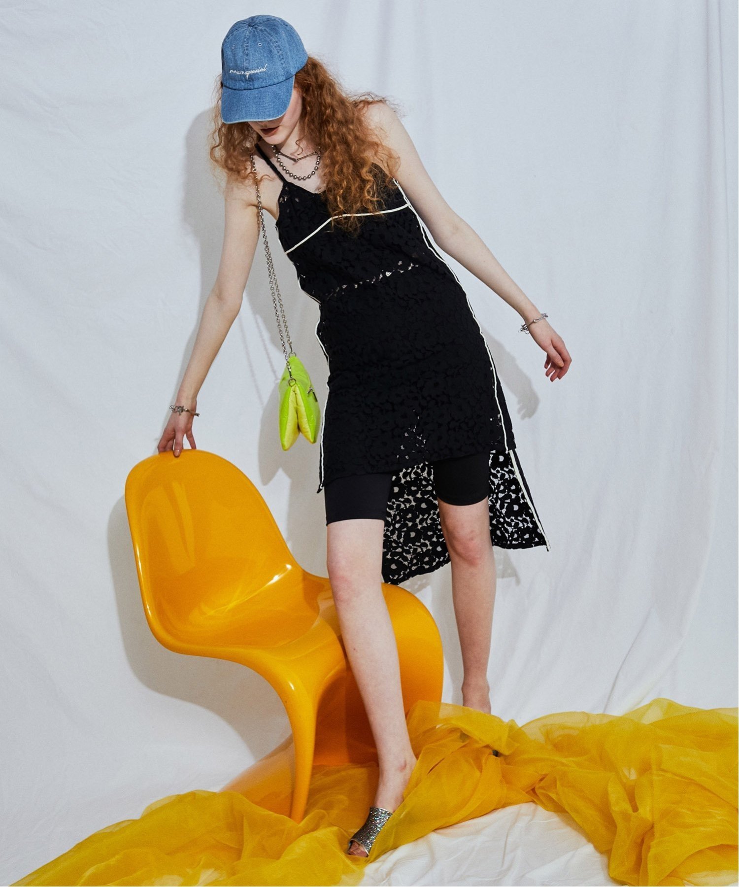 MAISON SPECIAL｜サイドラインレースキャミチュニック【MAISON SPECIAL