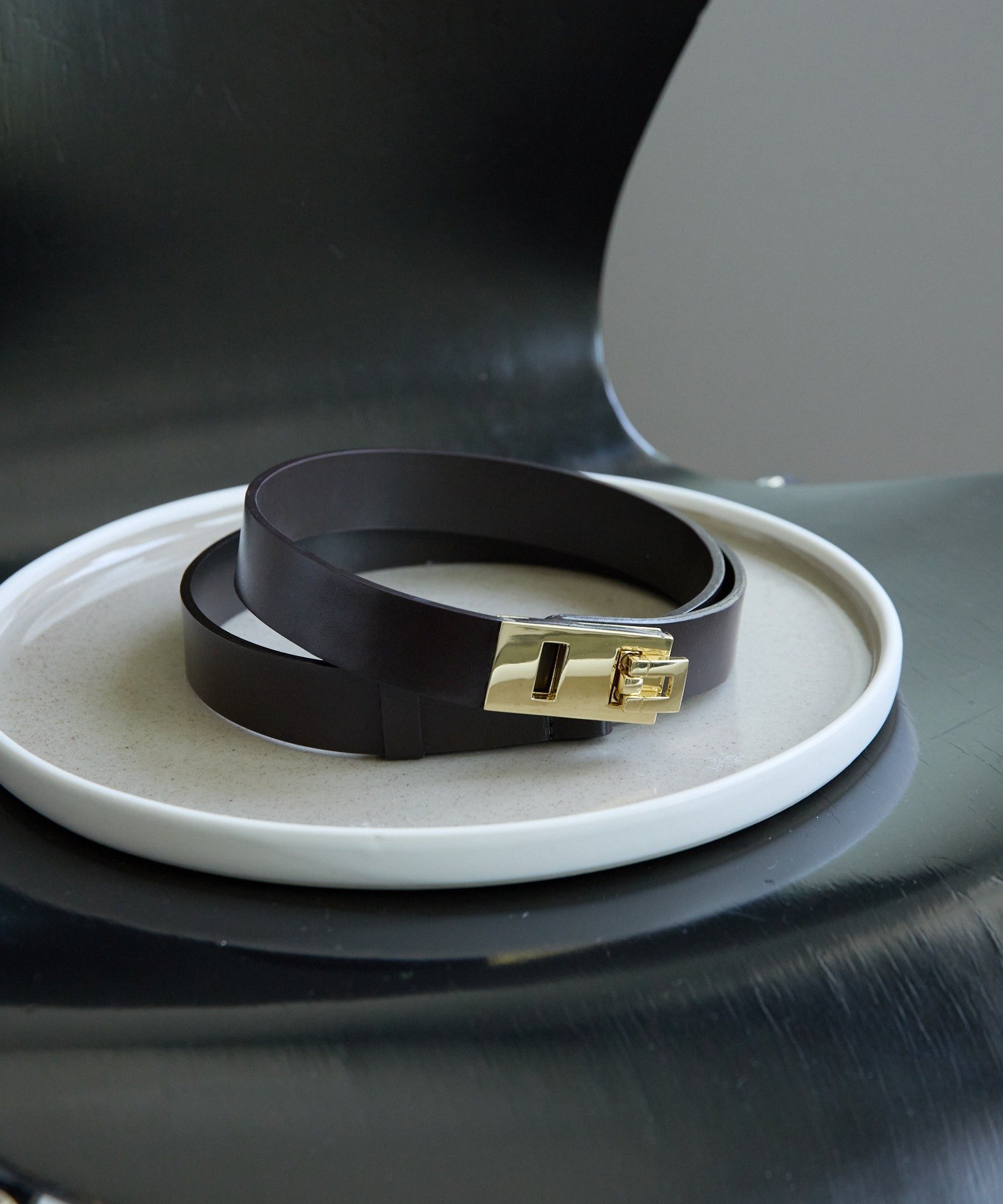 GALLARDAGALANTE｜《ウエスト調整自由自在!》スクエアバックルベルト