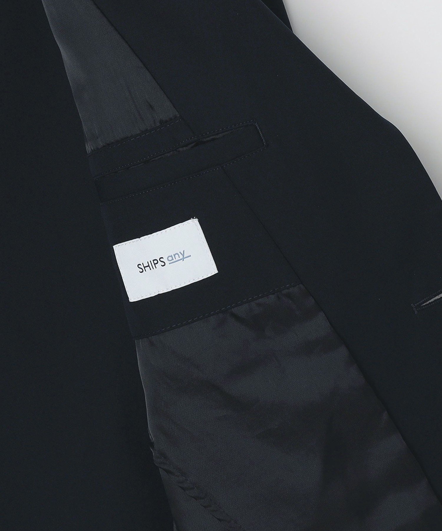 美品 ✨️ SHIPS any ストレッチスーツ セットアップ M 黒 SHIPS｜SHIPS any:<洗濯機可能>ウールライク ストレッチ セットアップ