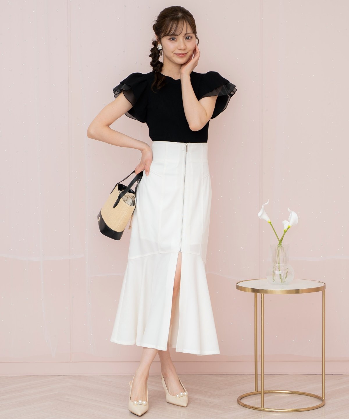 WILLSELECTION｜ZIPデザインスリットマーメイドスカート | Rakuten