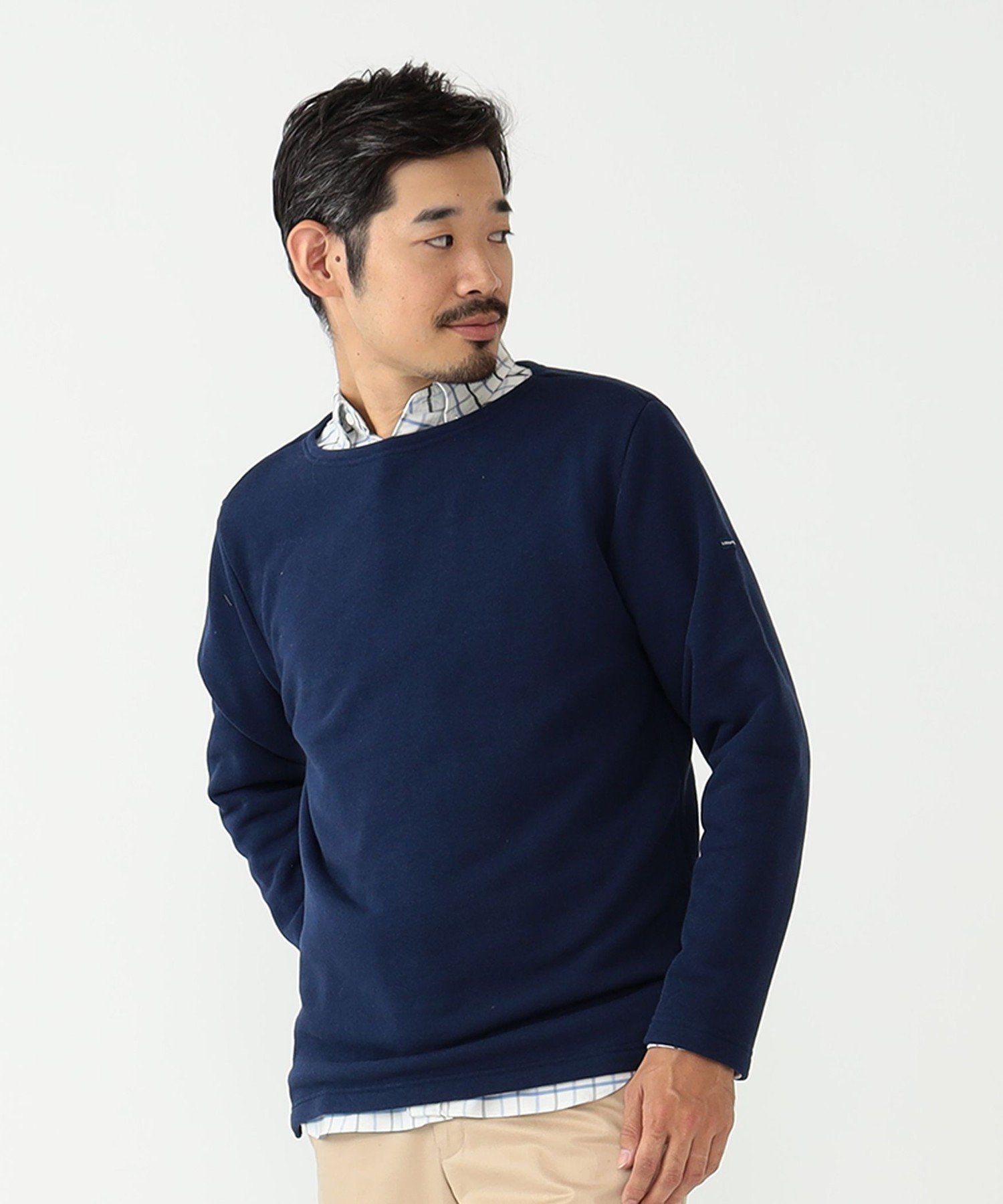 BEAMS MEN｜LOOPWHEELER / 別注 Sweat Boat Neck | Rakuten Fashion