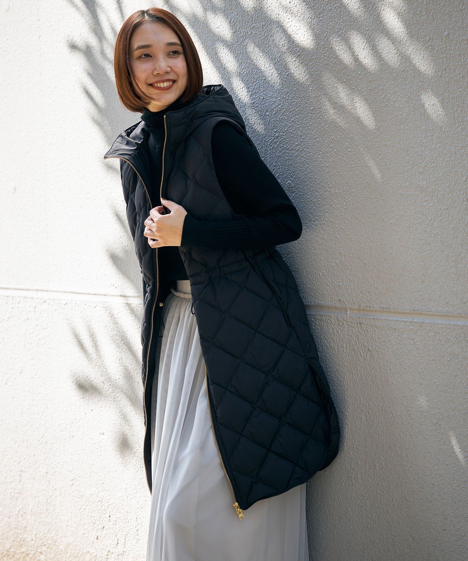 UNFILO｜【TAION×UNFILO】フード付き ジレ | Rakuten Fashion(楽天