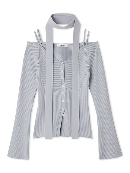 SNIDEL｜タイ付きニットプルオーバー | Rakuten Fashion(楽天