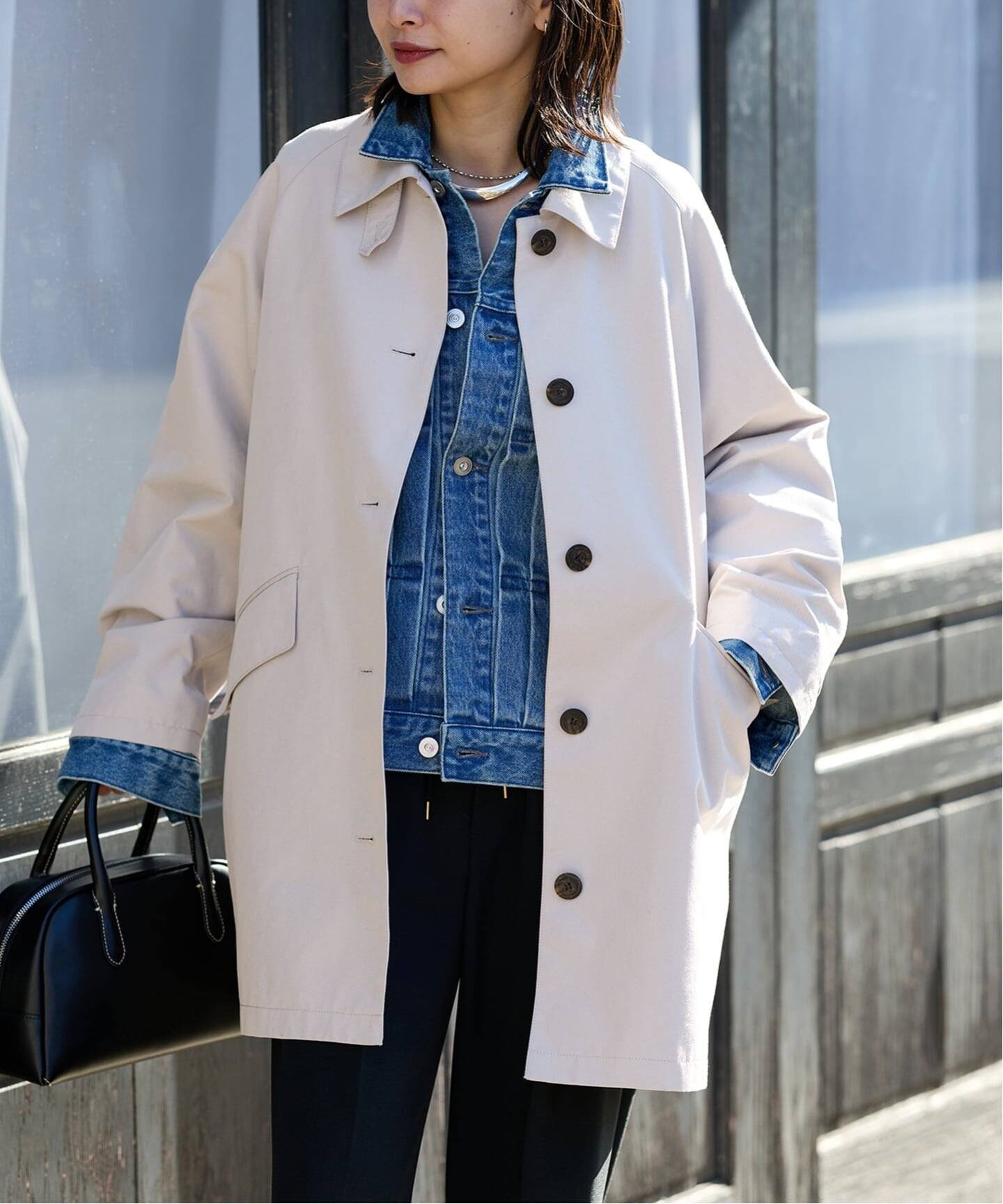 JOURNAL STANDARD｜コットンステンカラーミディコート | Rakuten