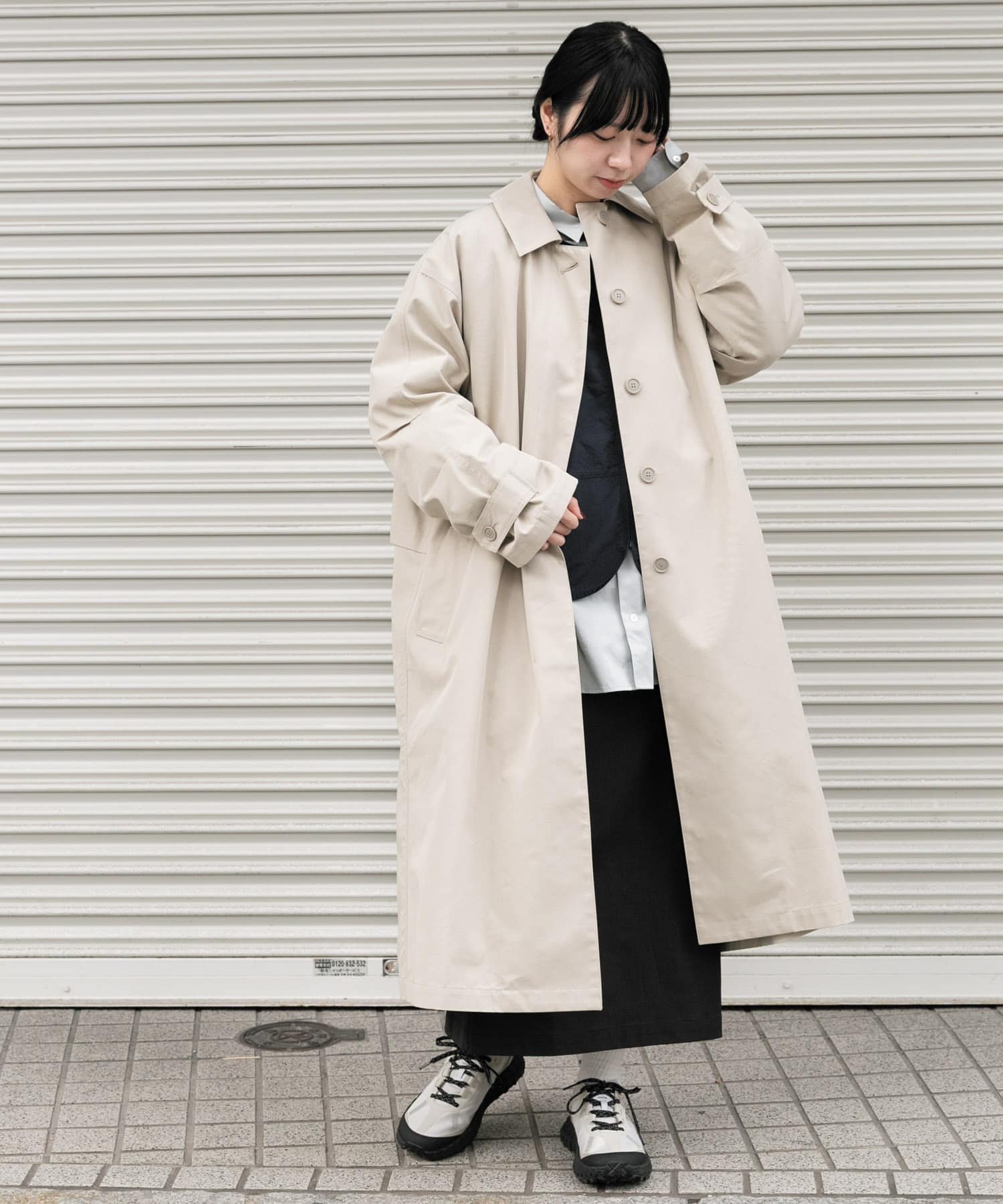 URBAN RESEARCH DOORS｜T/Cツイルステンカラーコート | Rakuten