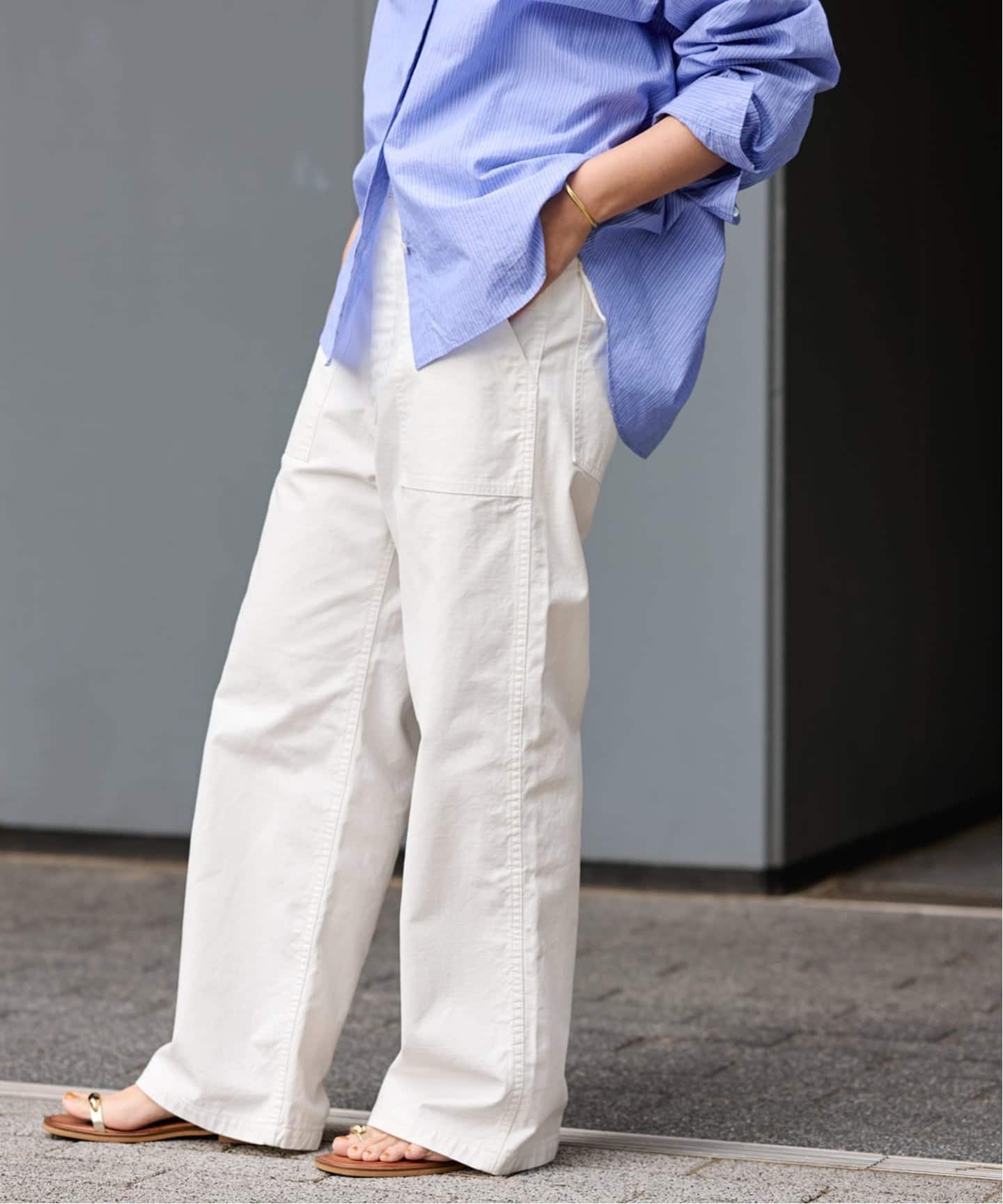 FRAMeWORK｜≪追加予約≫ライトミリタリースラブベイカーパンツ 3