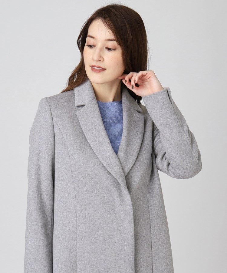 COUP DE CHANCE｜【日本製/フォックスファー/カシミヤ混】ファー付