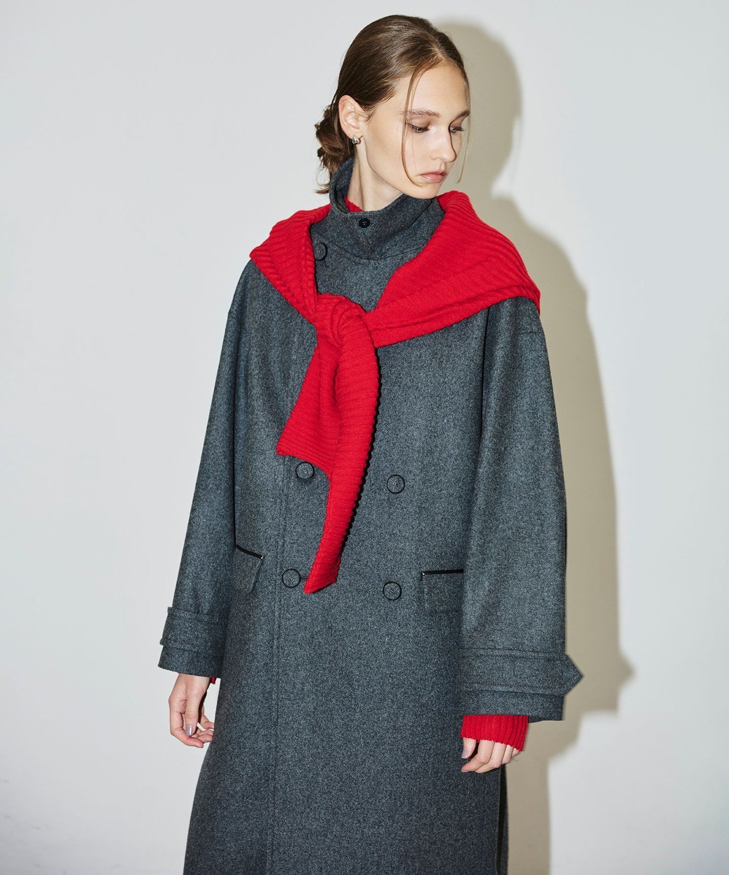 uncrave｜ライトメルトン ロングチェスターコート | Rakuten Fashion