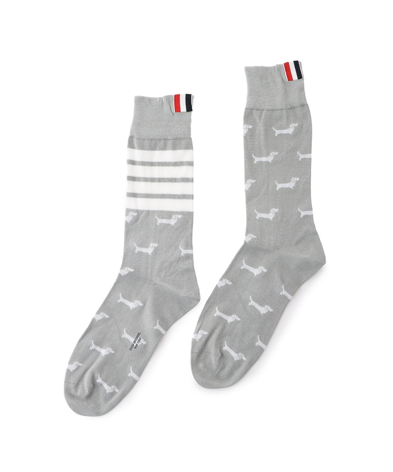 THOM BROWNE(トムブラウン)｜HECTOR HALF DROP MID CALF SOCKS