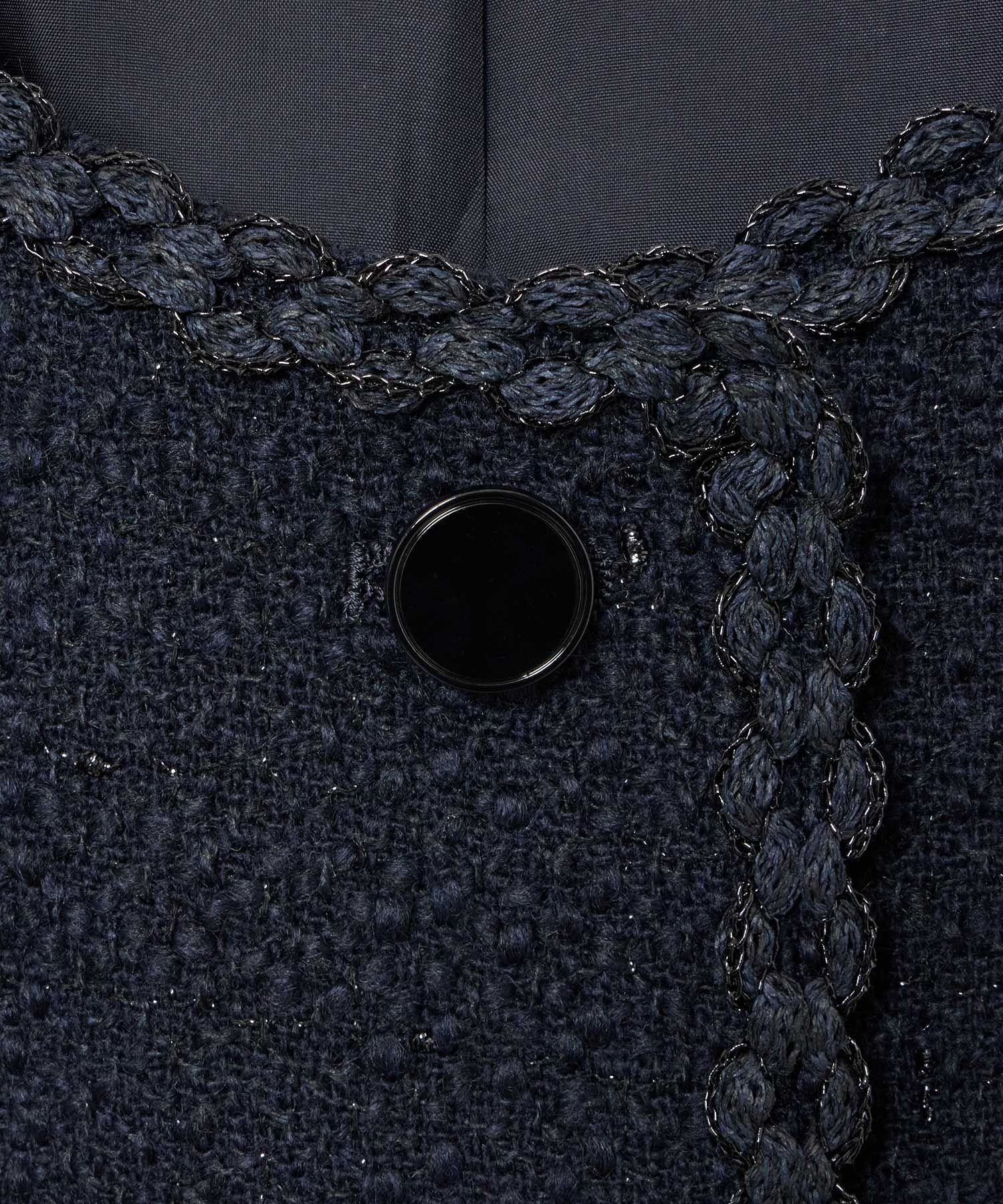 ANAYI｜ラメスラブツイードジレワンピース | Rakuten Fashion(楽天