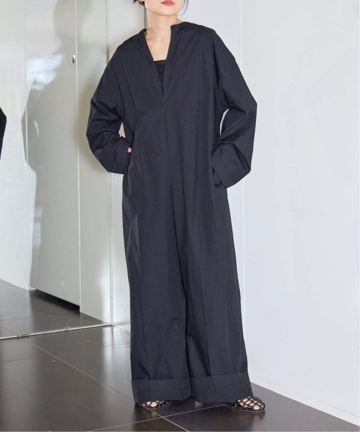 CITYSHOP｜《予約》NO COLLOR ジャンプスーツ | Rakuten Fashion(楽天