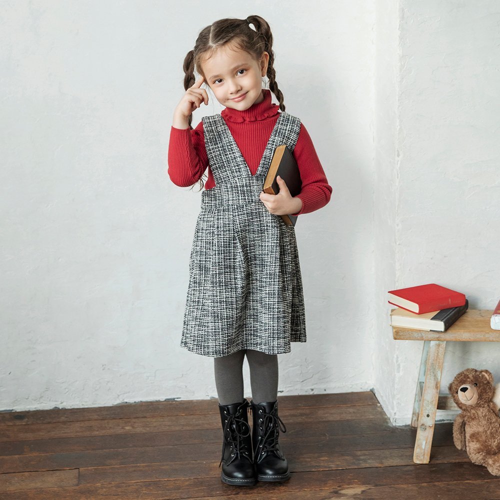 ブランシェス｜ラメツイードジャンパースカート | Rakuten Fashion