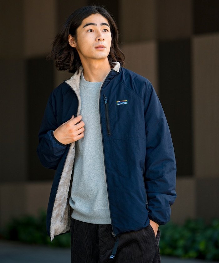 FREAK'S STORE｜リラックスフィット ナイロン フリース リバーシブル