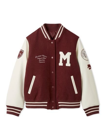 Mila Owen｜ワッペンスタジアムジャンバー | Rakuten Fashion(楽天