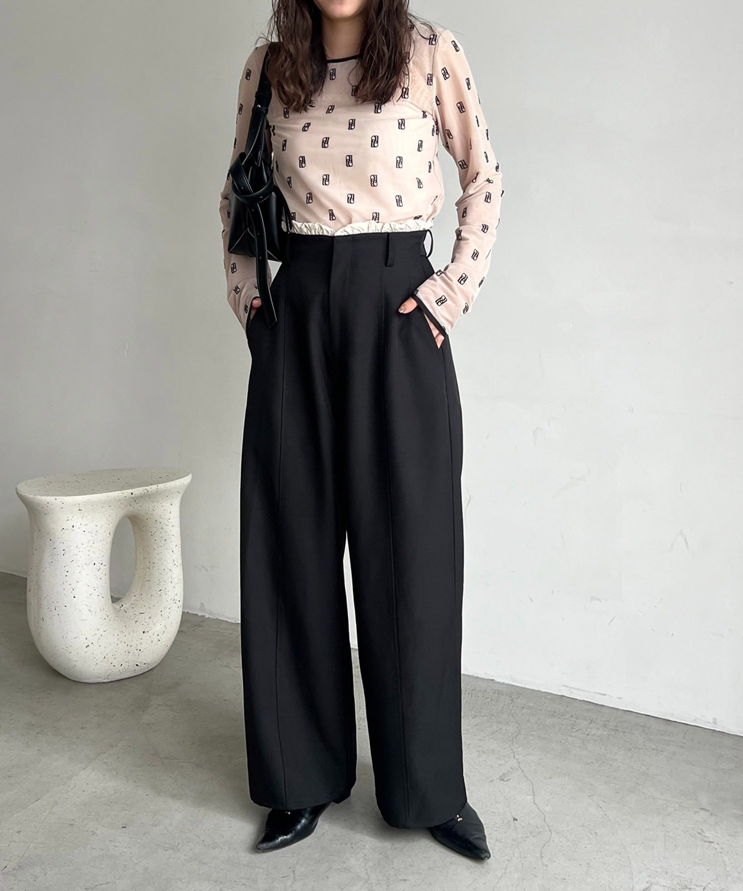 CAPRICIEUX LE'MAGE｜フリルウエストパンツ | Rakuten Fashion(楽天