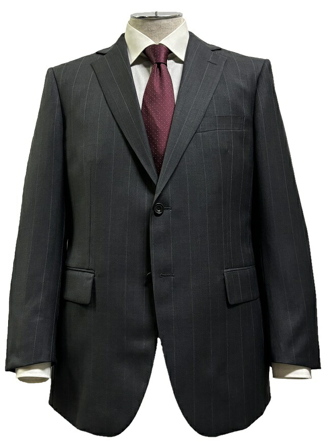 楽天市場】秋冬【スタンダード】ウール混2つボタンツータックスーツ