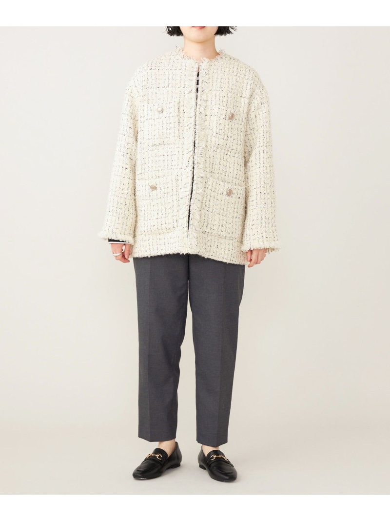 楽天市場】【SALE／30%OFF】quaranciel: ファンシー ツイード ノー