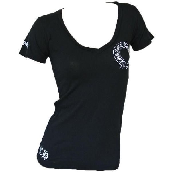楽天市場】クロムハーツ レディース 半袖Tシャツ Vネック CHプラス