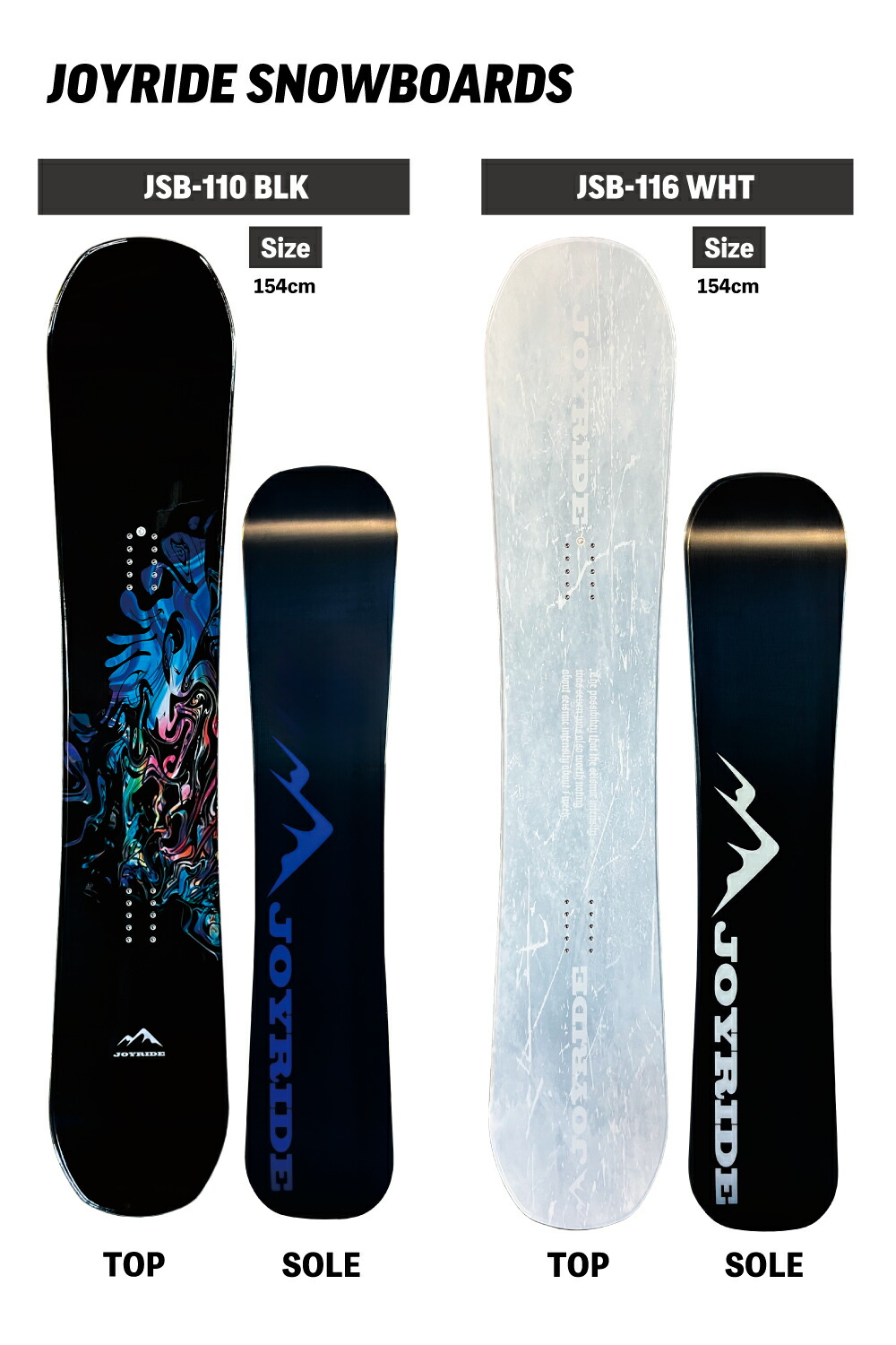 楽天市場】2点セット JOYRIDE SNOWBOARD NEW MODEL ｜ スノーボード 2