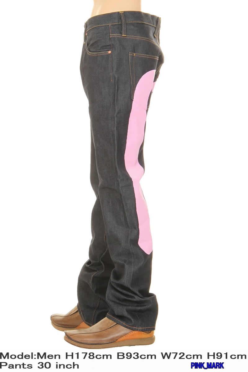 楽天市場】エヴィスジーンズ No3 2000 ピンク 大黒カモメマーク