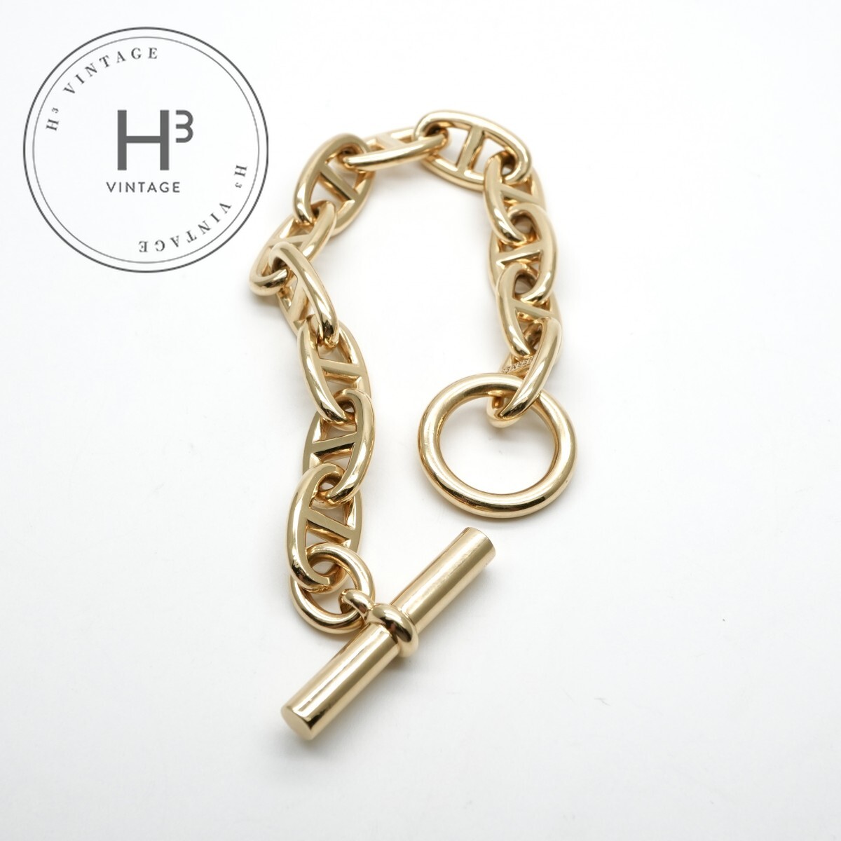 楽天市場】エルメス HERMES シェーヌダンクル ブレスレット バングル