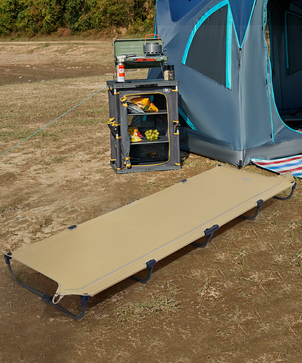 楽天市場】TIMBER RIDGE コット キャンプベッド 折りたたみ 一体式