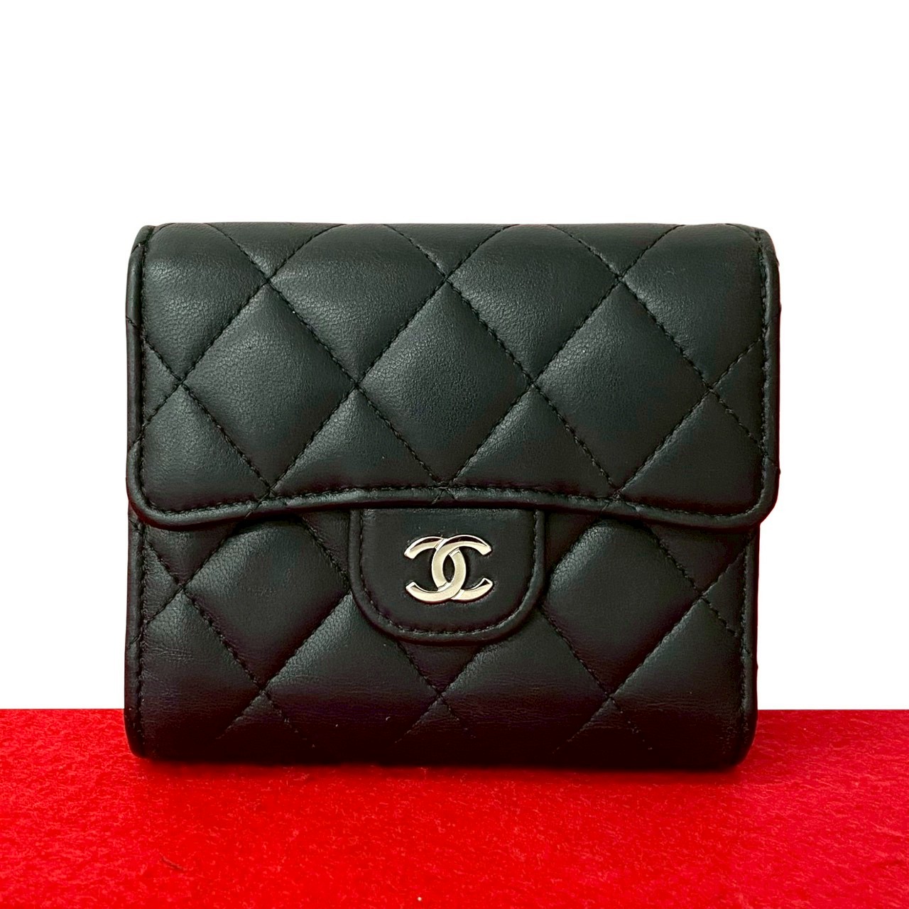 楽天市場】シャネル 二つ折り財布 マトラッセの通販