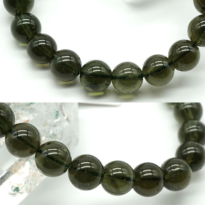 楽天市場】モルダバイト ブレスレット【鑑別書付き】9mm AAA 天然石