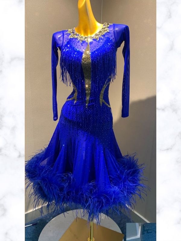 楽天市場】【受注生産・セミオーダー】社交ダンス ドレス ダンスドレス