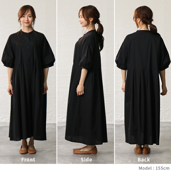 楽天市場】ワンピース ロングワンピ レディース 綿 コットン
