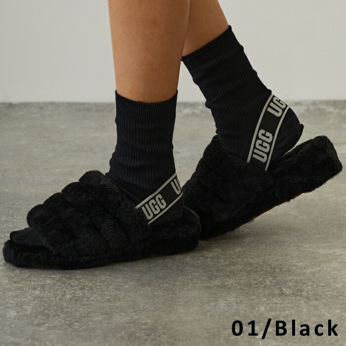 楽天市場】【FW22入荷！】 UGG サンダル ファー ムートン アグ