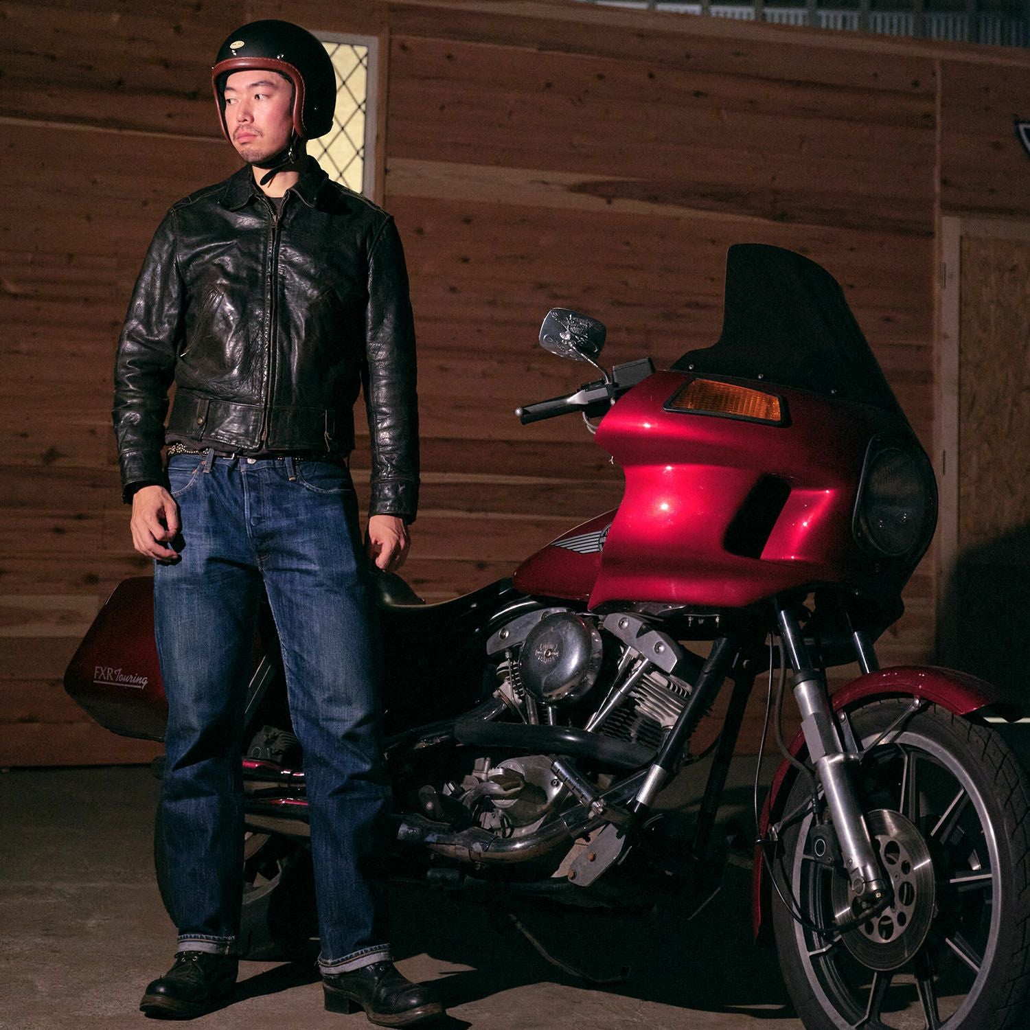 TT&CO. スーパーマグナム レザーリムショット ブラウンレザー マット