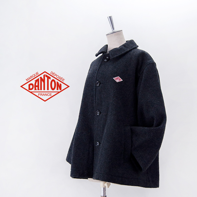 SOLDOUT】DANTON ダントン レディース シングルウールパイル ギャザー