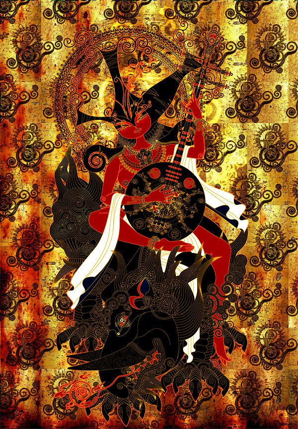 財宝福徳毘沙門天 畳絵天部シリーズ2006-2007 | 久多＠麩羅画堂 | AWRD