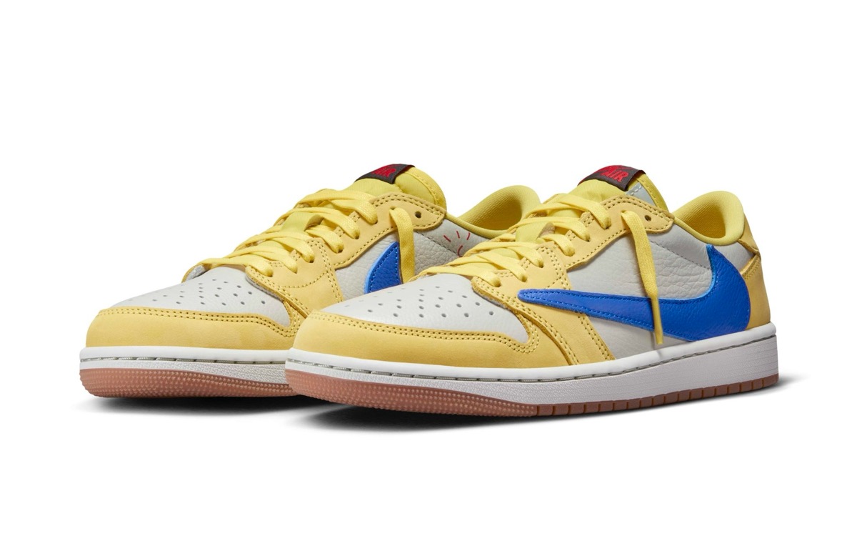 Travis Scott × Nike Wmns Air Jordan 1 Low OG SP “Canary”が国内5月