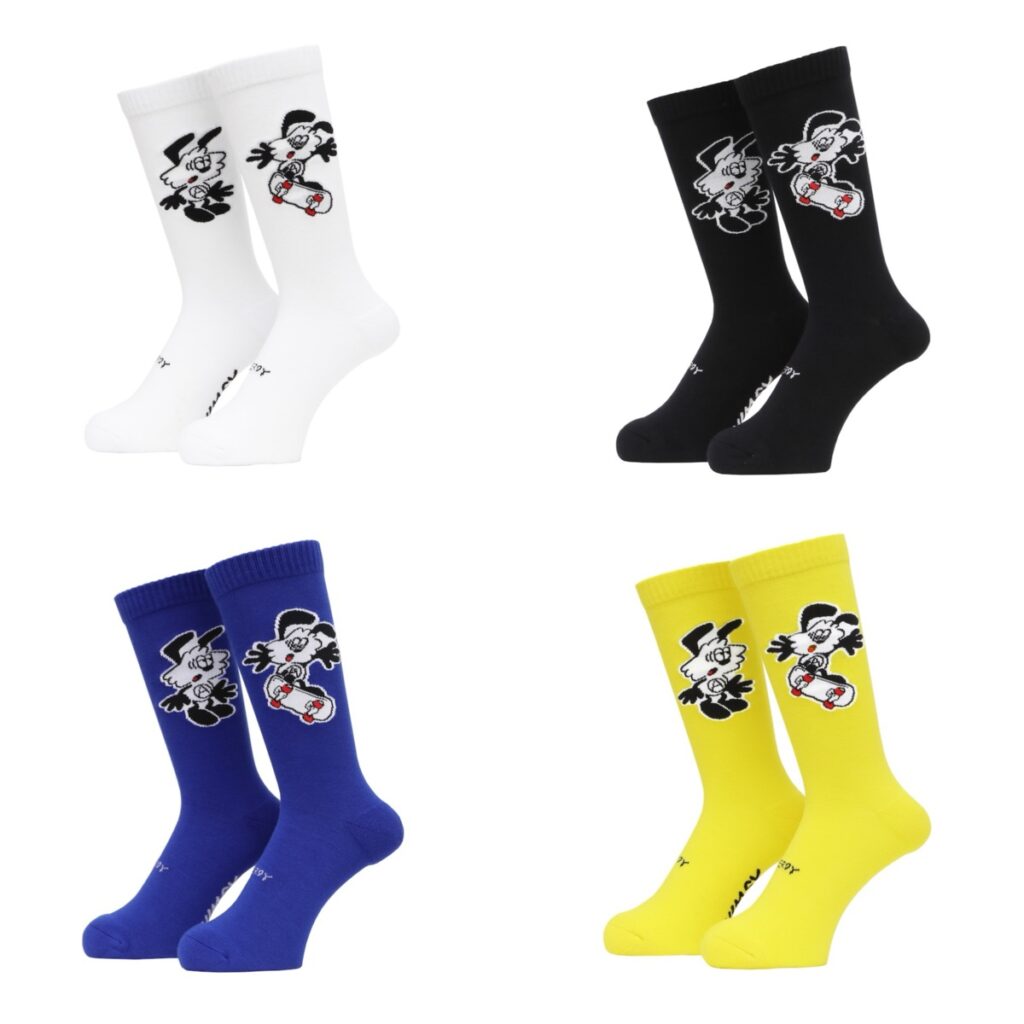 WHIMSY x VERDY “VICK” ソックスのWEB抽選が国内12月15日まで受付 | UP