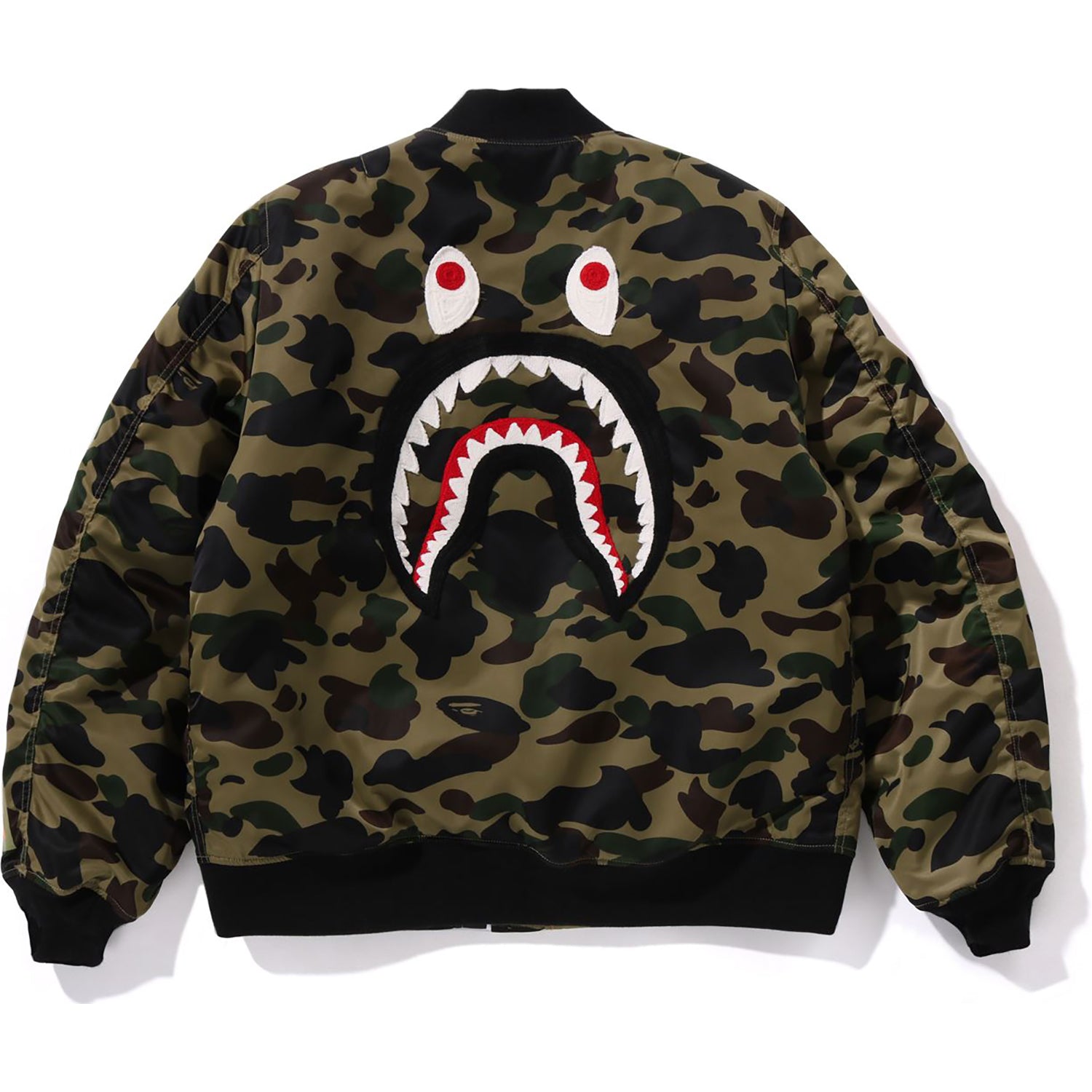 1ST CAMO SHARK MA-1 JACKET MENS – us.bape.com