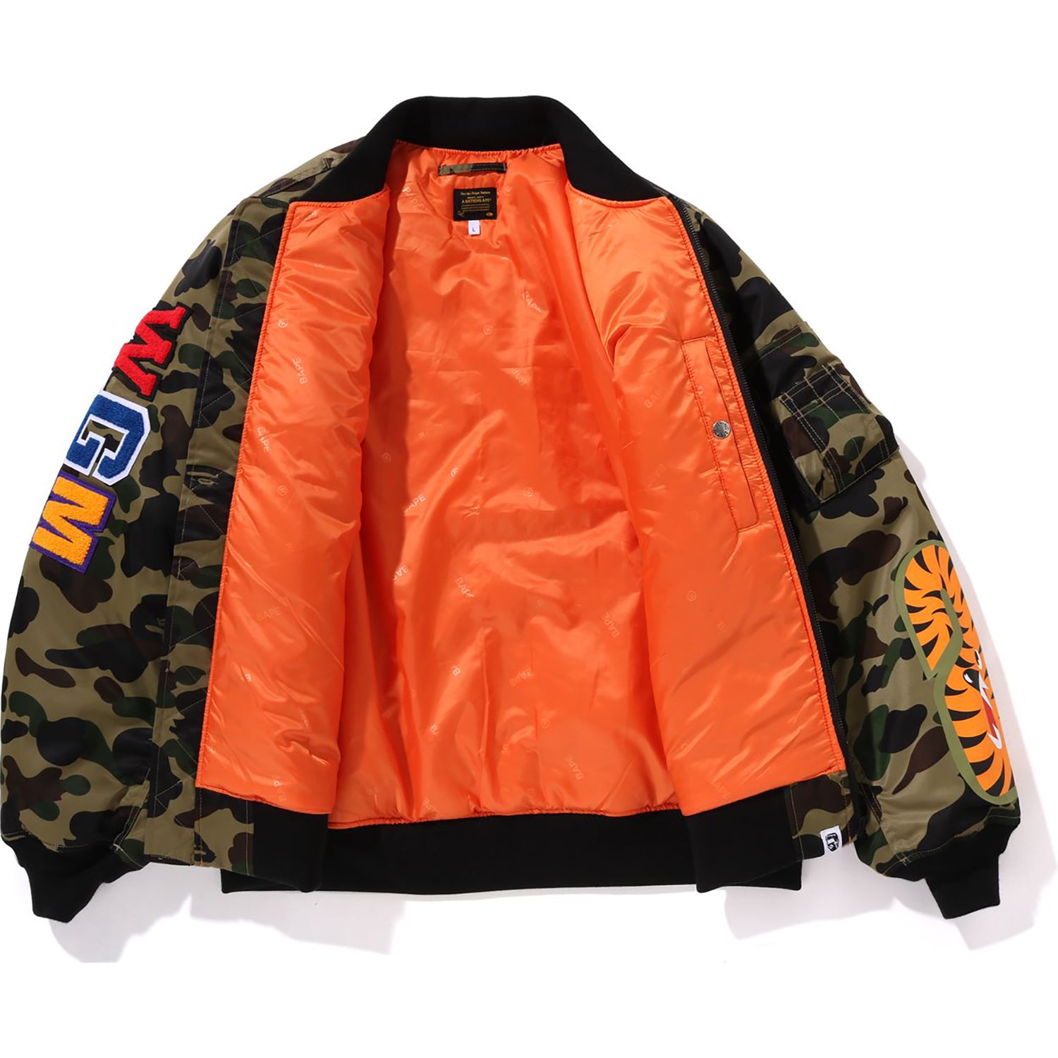 1ST CAMO SHARK MA-1 JACKET MENS – us.bape.com