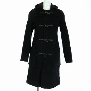 ELIZA DUFFLE COAT ダッフルコート ひざ丈 フード付き ウール 無地