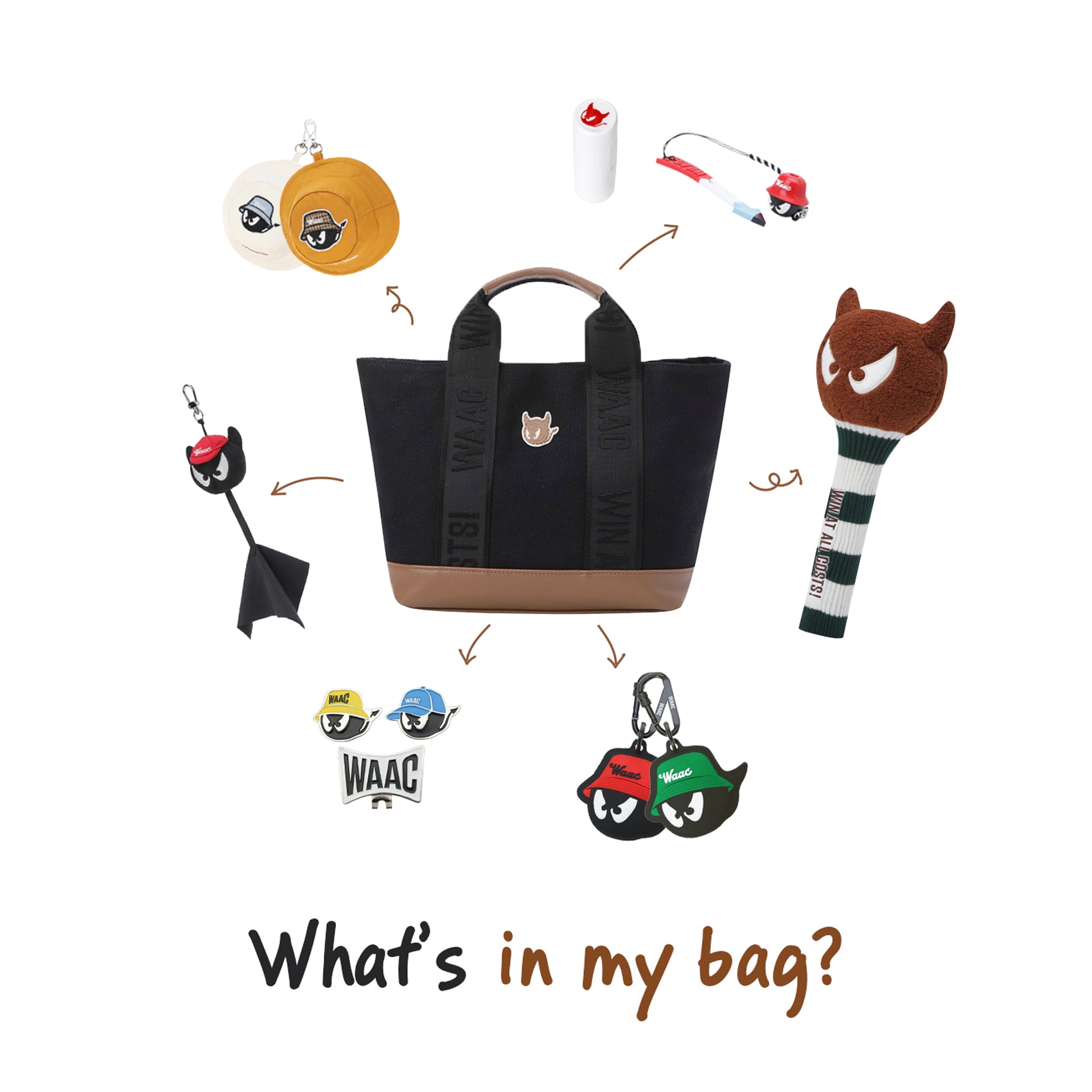 What's in my bag? おしゃれゴルファー必見！カートバッグの