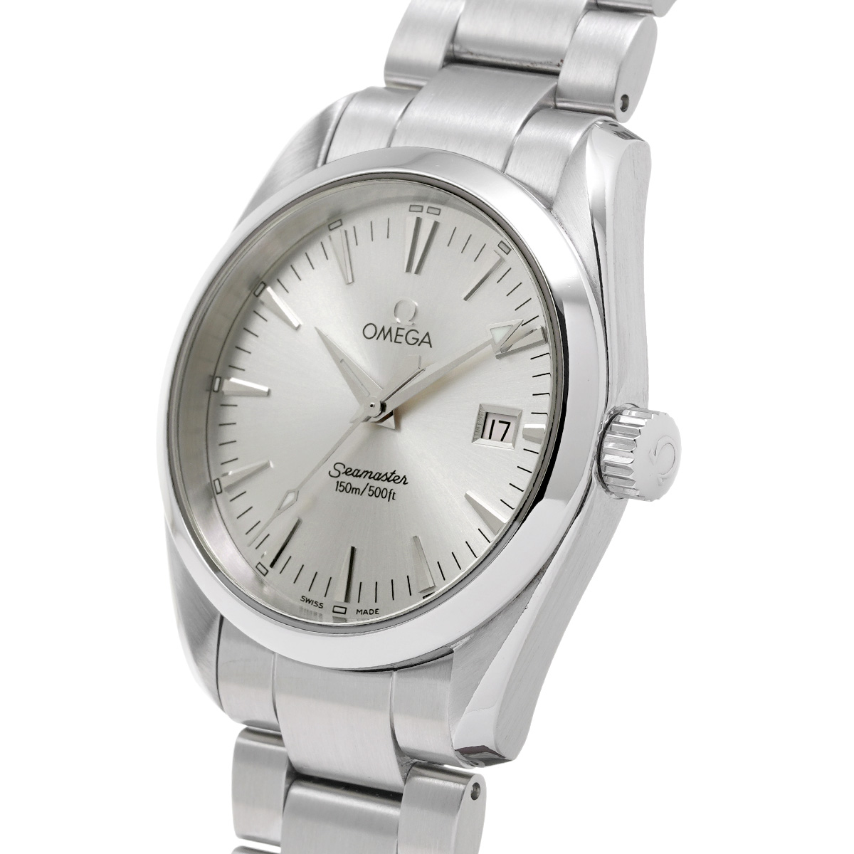 オメガ シーマスター アクアテラ クォーツ 2518.30 シルバー メンズ
