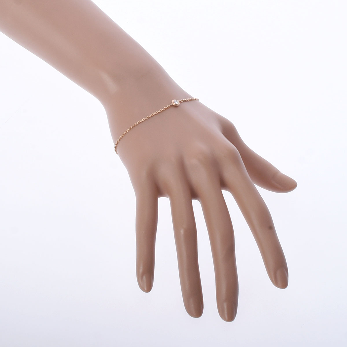 カルティエ ダムール ブレスレット LM ゴールド K18ピンクゴールド PG