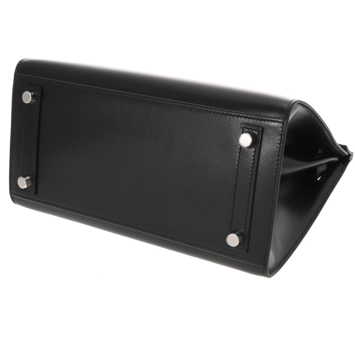 エルメス バーキン 25 セリエ ブラック ボックスカーフ レディース