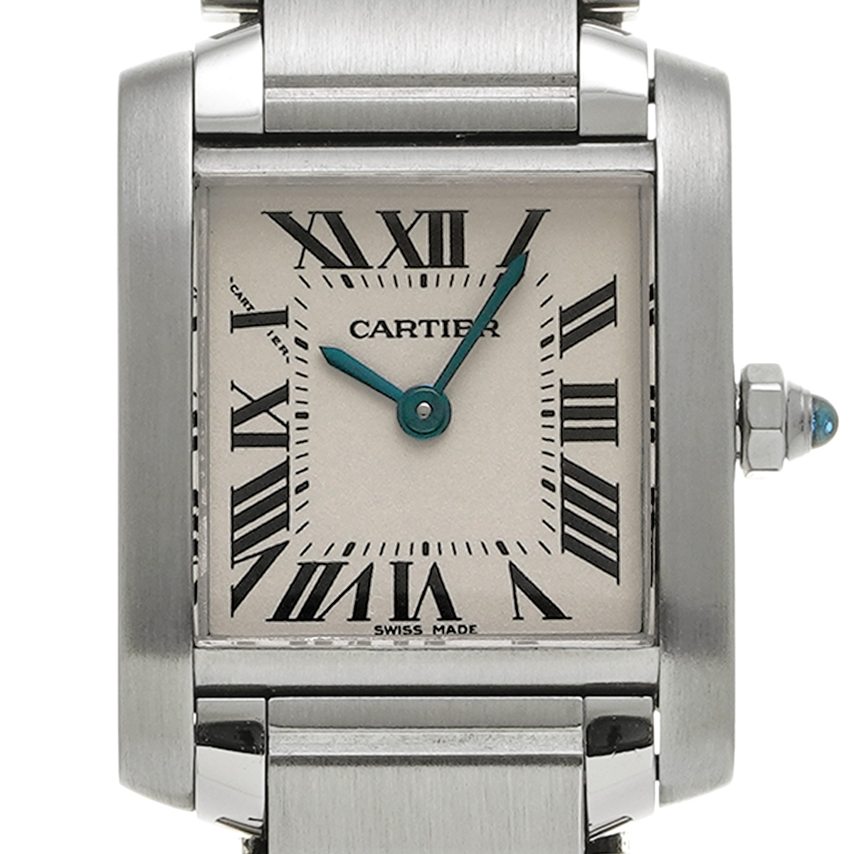 カルティエ タンクフランセーズ SM W51008Q3 シルバー レディース 時計